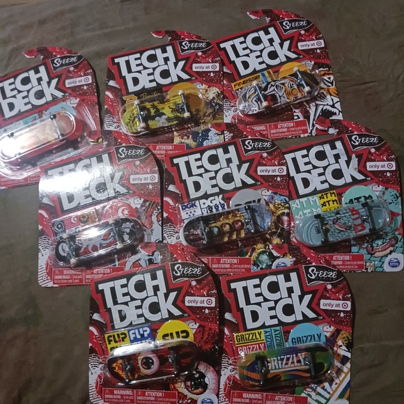 Tech Deck Target6 Exclusive Steeze Series Complete Set of 8 Collection - Picture 1 of 7